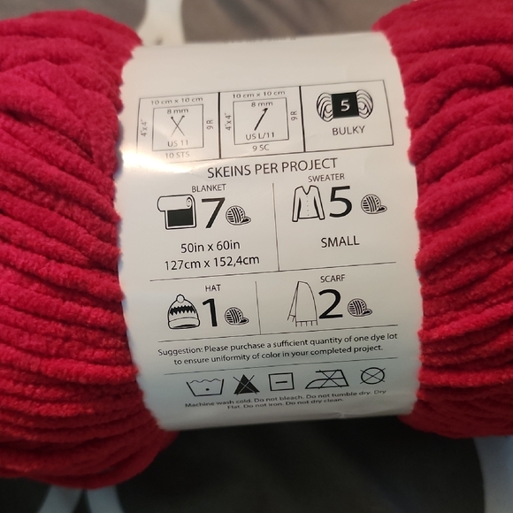 COPY - Big Twist Red Yarn - Picture 2 of 2